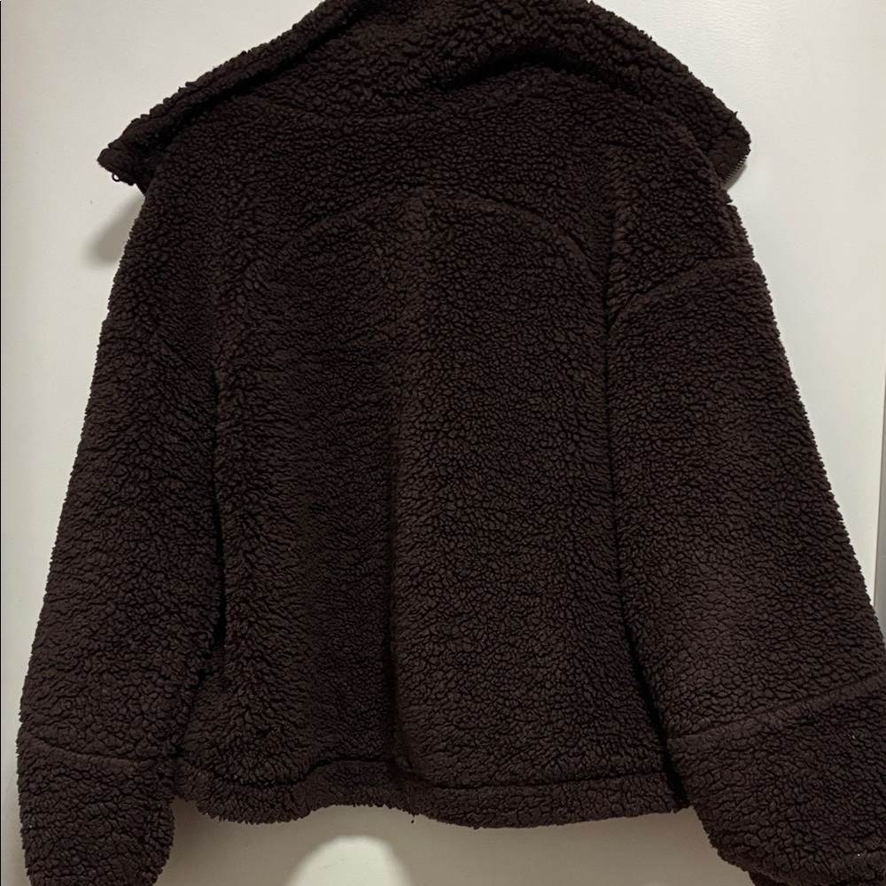 lululemon Dark Brown Sherpa Jacket - Picture 3 of 4